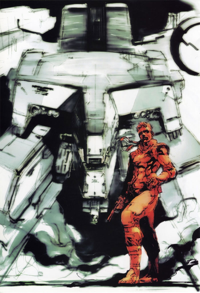 Illustration for article titled Metal Gear Has Had Some Amazing Art, Yo